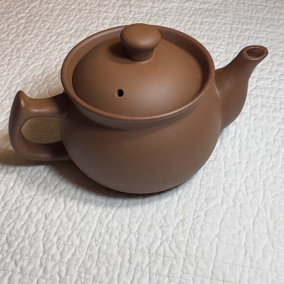 Unglazed Chinese Zisha Medicine Pot, Casserole Ceramic Cooking Pot with Lid 3.5L - Picture 3 of 8